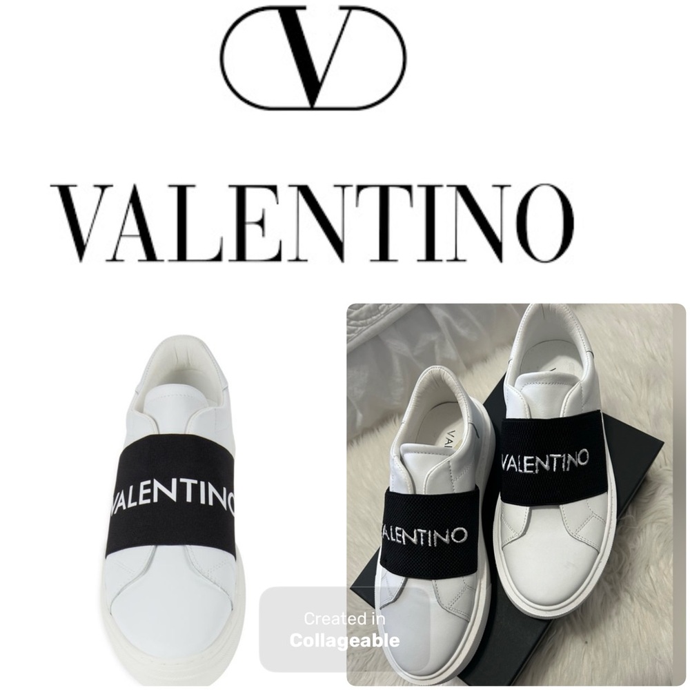 ‼️WOW‼️Valentino White and Black Sneakers‼️⚽️